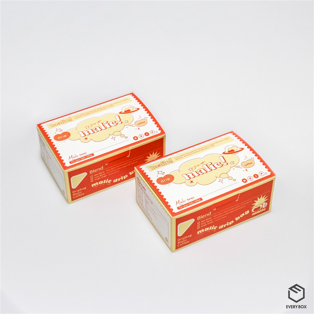 원터치 A형 식품지 160 × 109 × 69mm 제작 사례 이미지 1 / 8