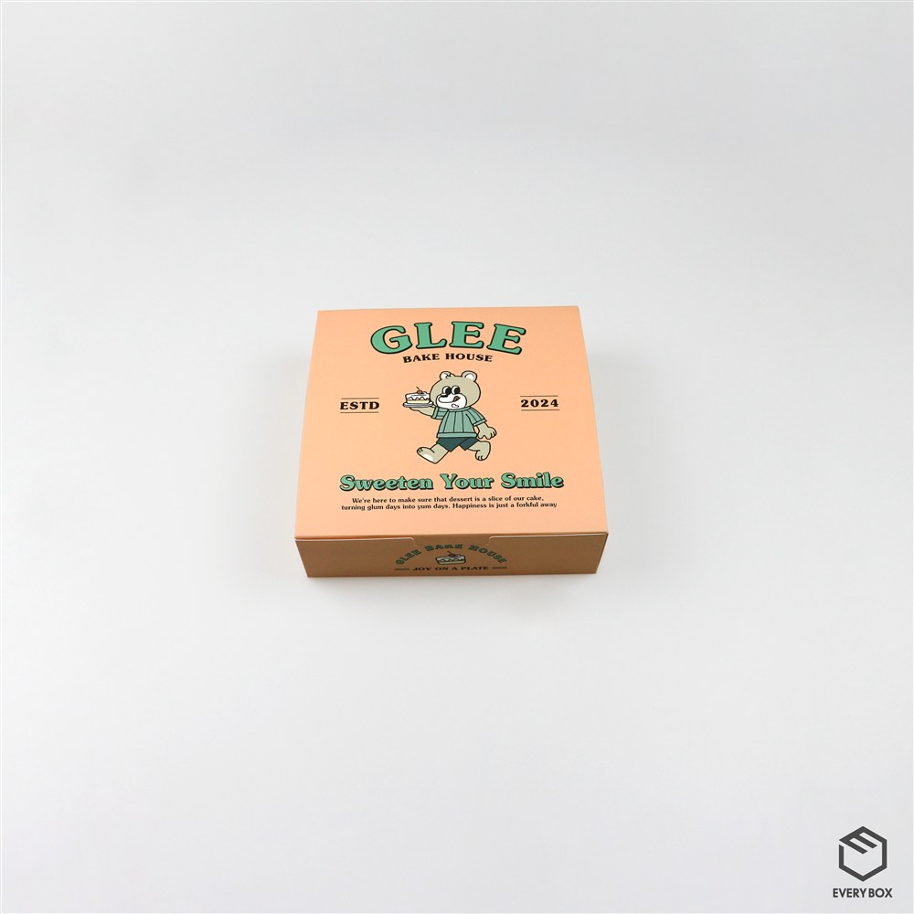 원터치 C형 식품지 200 × 200 × 55mm 제작 사례 이미지 1 / 3