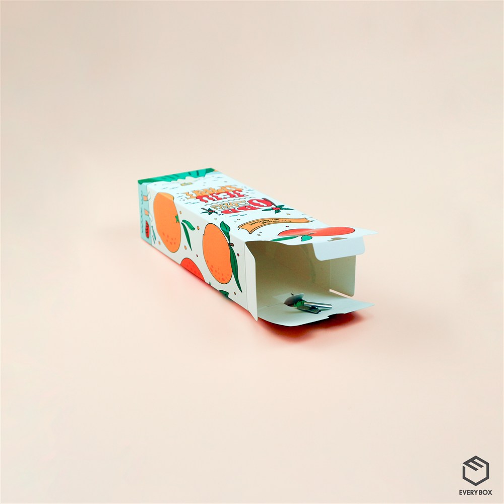 원터치 A형 식품지 90 × 65 × 215mm 제작 사례 이미지 1 / 6