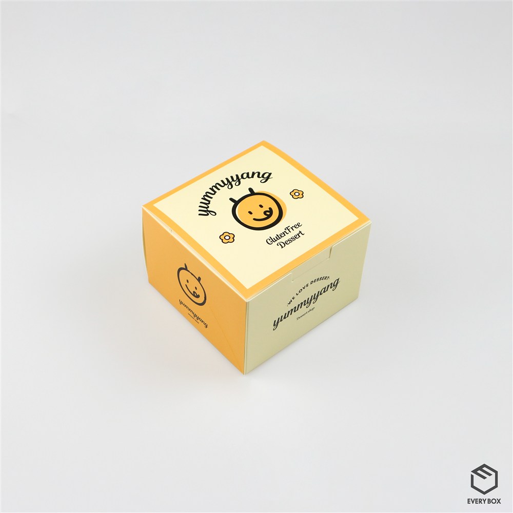 원터치 B형 식품지 155 × 155 × 110mm 제작 사례 이미지 1 / 8