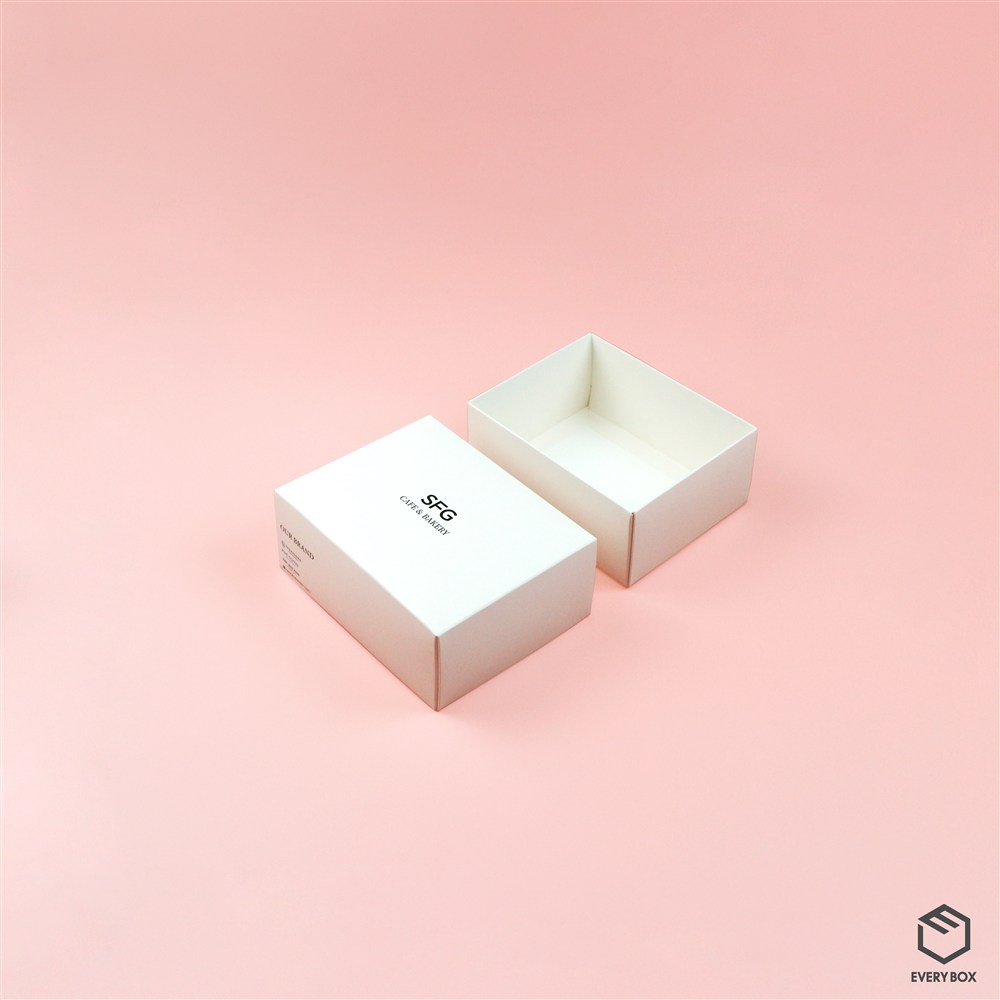 상하분리형 식품지 162 × 127 × 70mm 제작 사례 이미지 1 / 5