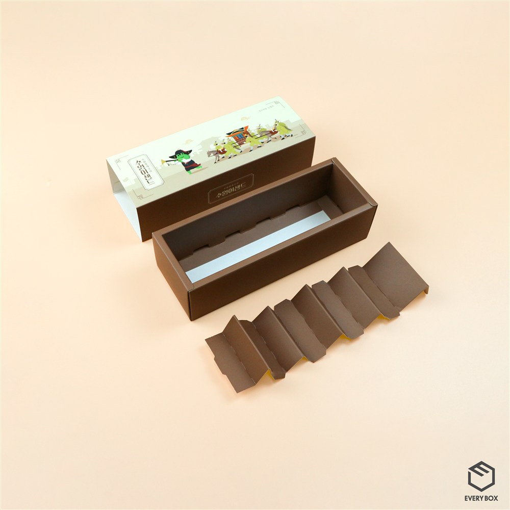슬리브형 식품지 225 × 79 × 57mm 제작 사례 이미지 1 / 5
