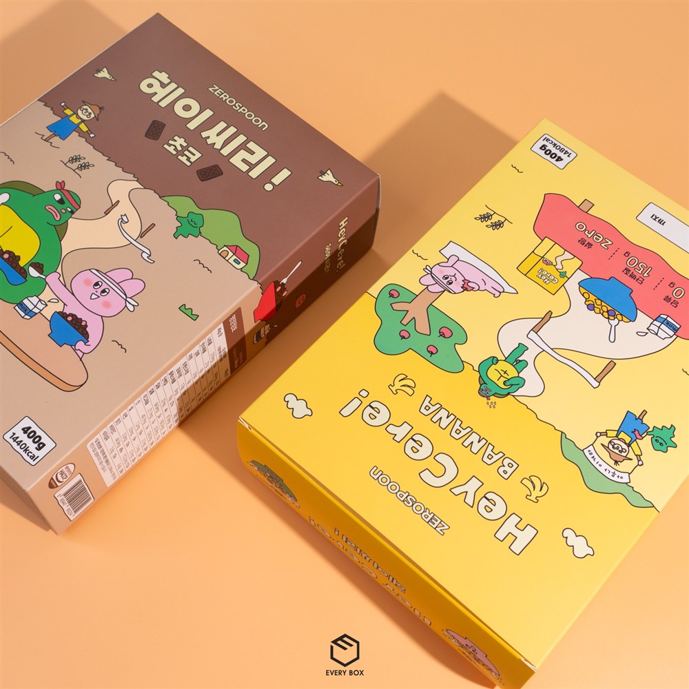 원터치 A형 식품지 200 × 80 × 280mm 제작 사례 이미지 1 / 10