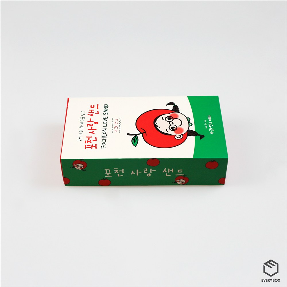 슬리브형 식품지 225 × 128.5 × 54mm 제작 사례 이미지 1 / 7