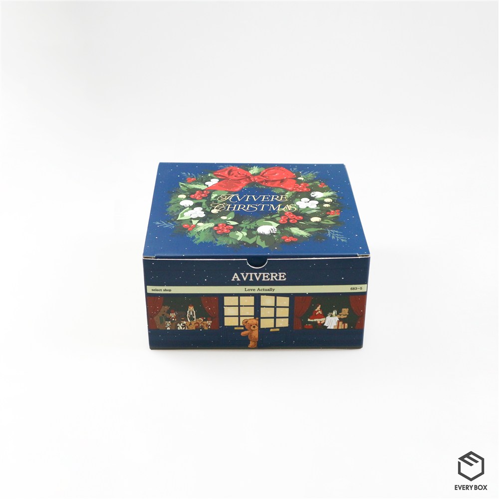 원터치 A형 E골합지 220 × 220 × 100mm 제작 사례 이미지 1 / 6