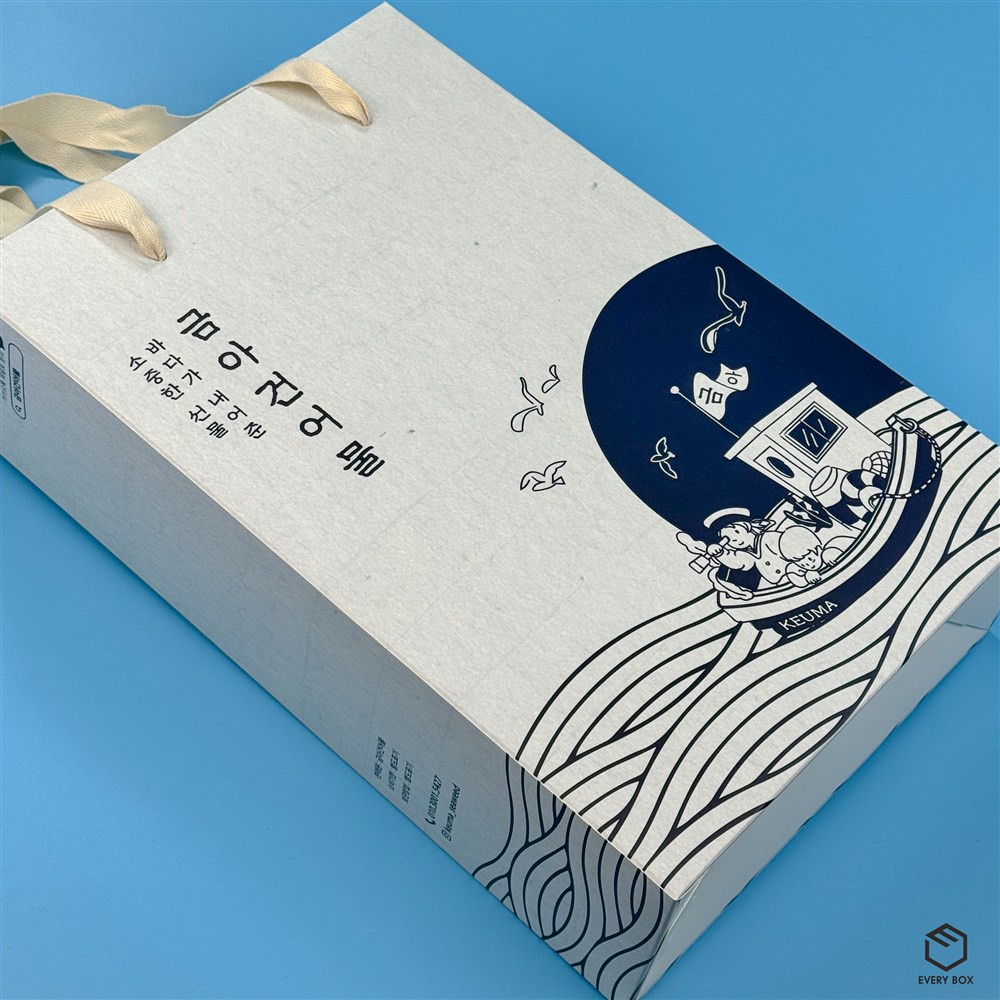 원터치 A형 식품지 250 × 100 × 380mm 제작 사례 이미지 1 / 9