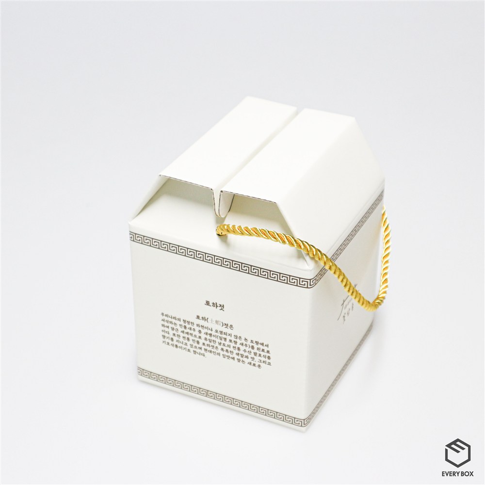 원터치 A형 E골합지 118 × 118 × 118mm 제작 사례 이미지 1 / 9