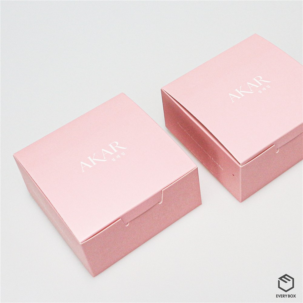 원터치 A형 식품지 120 × 120 × 60mm 제작 사례 이미지 1 / 3