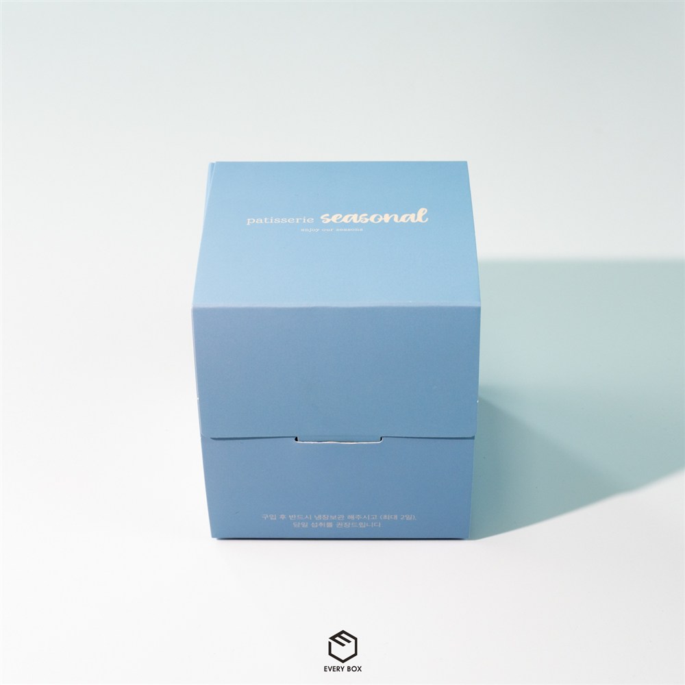 앞열림 조립식박스 식품지 100 × 100 × 110mm 제작 사례 이미지 1 / 21