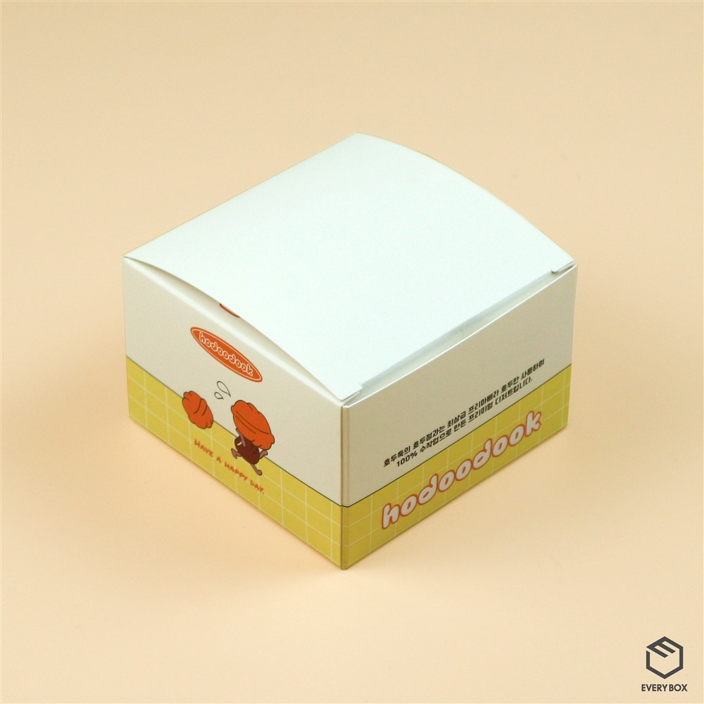 원터치 A형 식품지 100 × 100 × 65mm 제작 사례 이미지 1 / 5