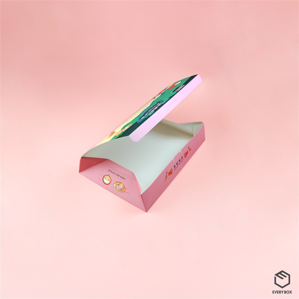 원터치 C형 식품지 370 × 260 × 70mm 제작 사례 이미지 1 / 5