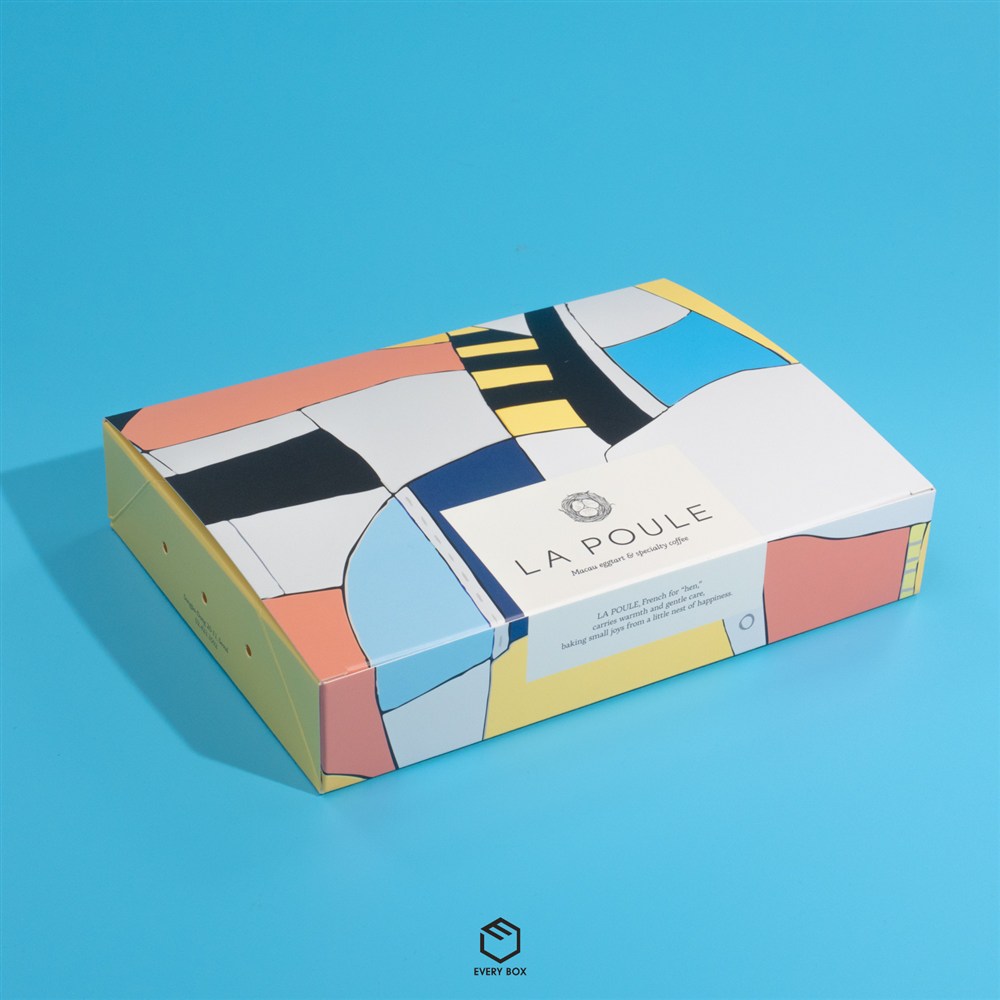 원터치 C형 식품지 215 × 155 × 40mm 제작 사례 이미지 1 / 12