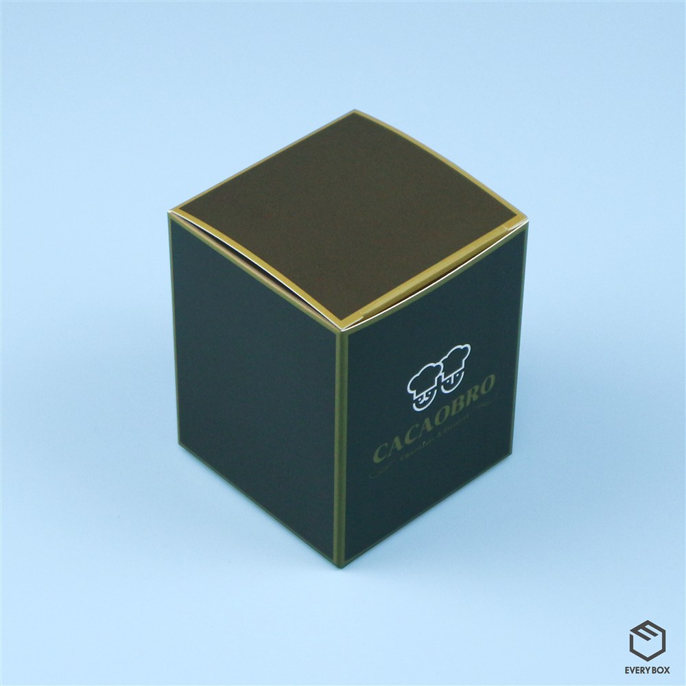 1면접착형 식품지 80 × 80 × 100mm 제작 사례 이미지 1 / 4