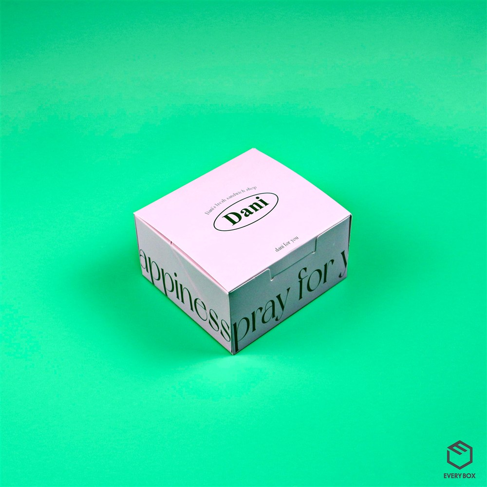 원터치 B형 식품지 130 × 120 × 70mm 제작 사례 이미지 1 / 5