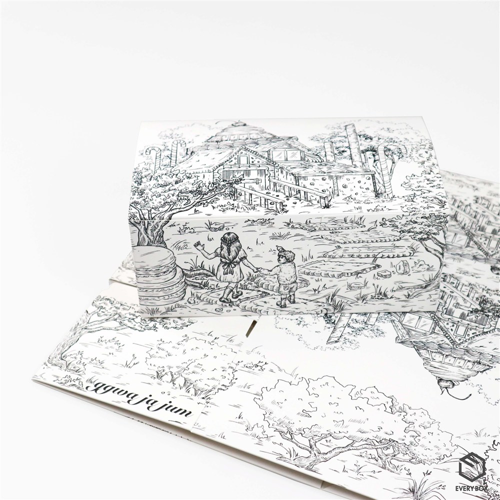 원터치 A형 식품지 240 × 140 × 100mm 제작 사례 이미지 1 / 6
