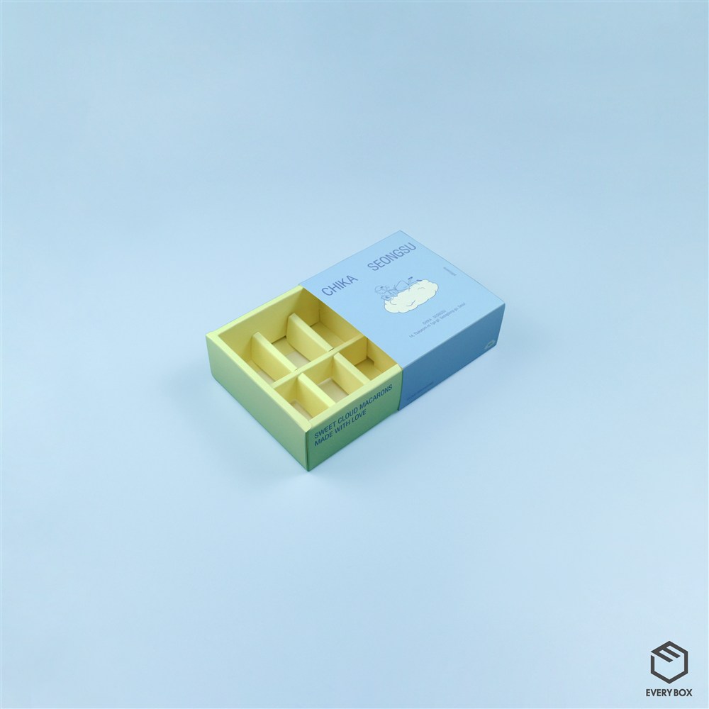 슬리브형 식품지 144 × 134 × 55mm 제작 사례 이미지 1 / 5