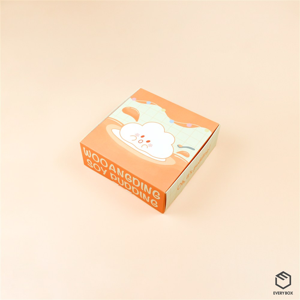 W형 식품지 200 × 200 × 70mm 제작 사례 이미지 1 / 6