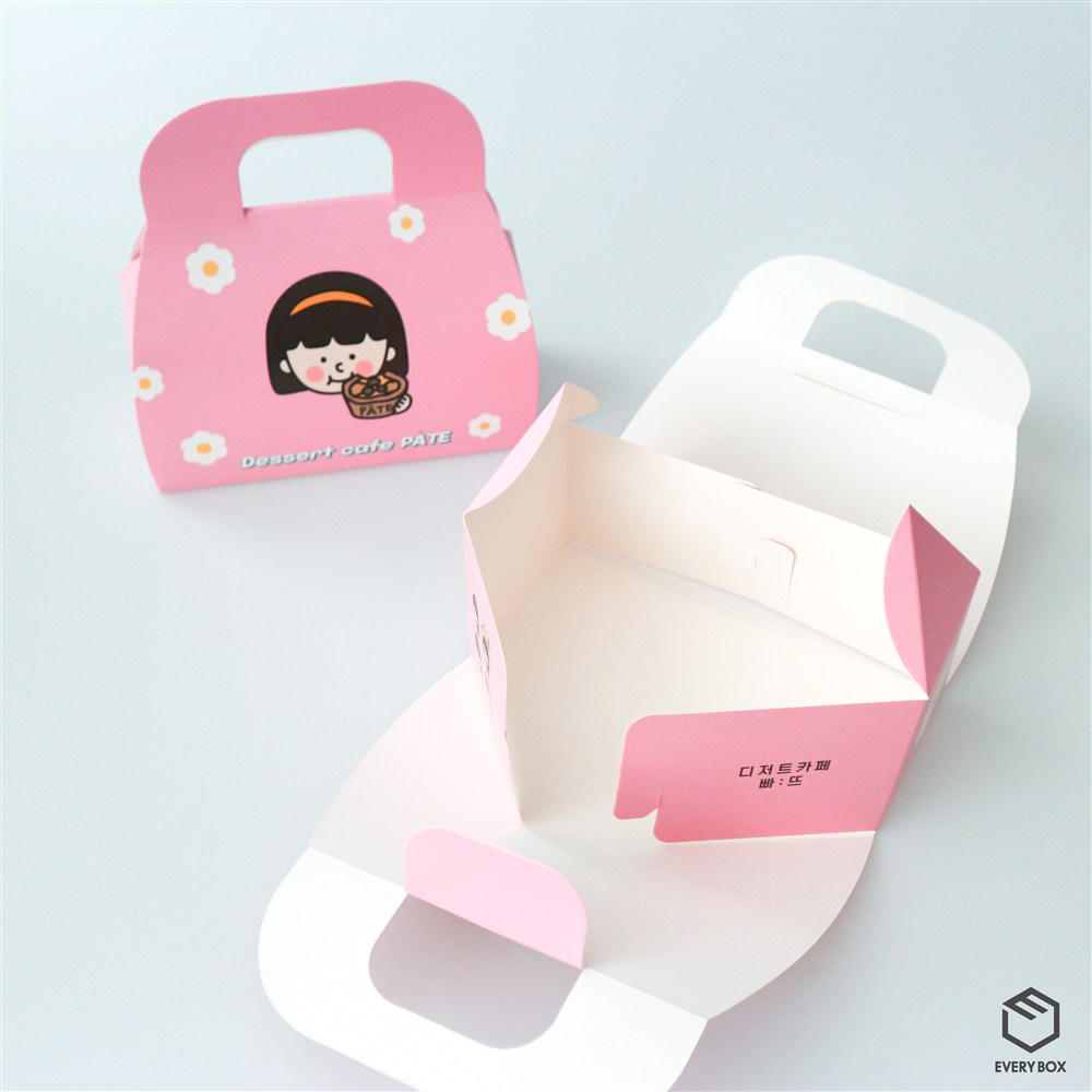 조립식 손잡이형 식품지 220 × 100 × 90mm 제작 사례 이미지 1 / 5