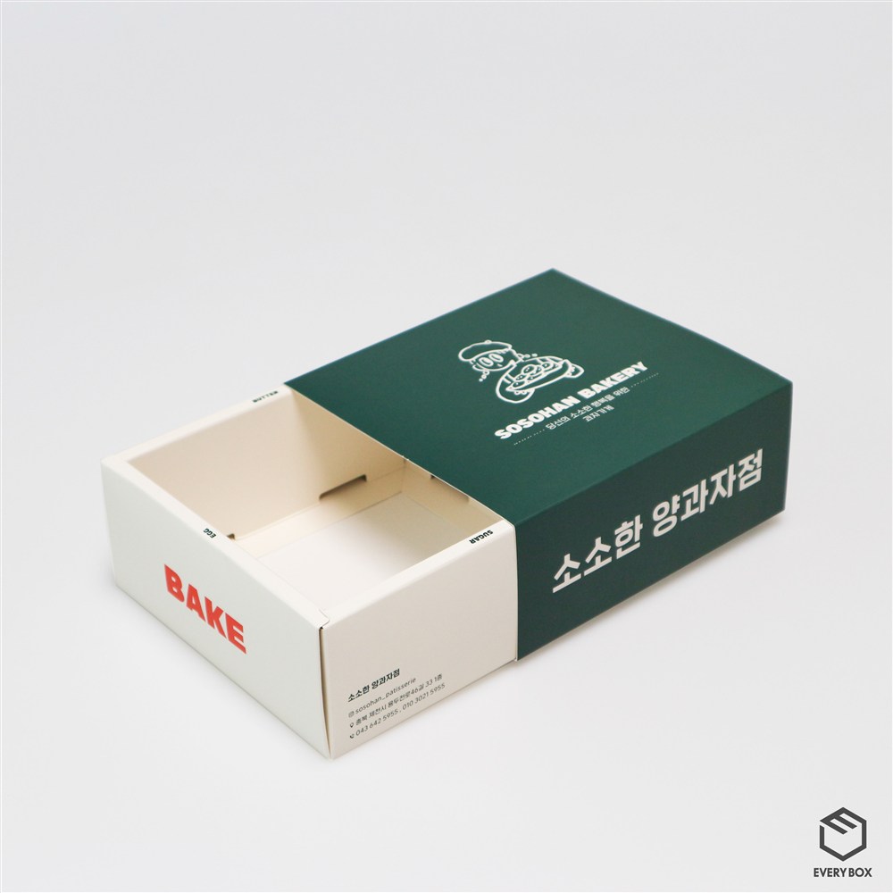 슬리브형 식품지 160 × 150 × 70mm 제작 사례 이미지 1 / 5