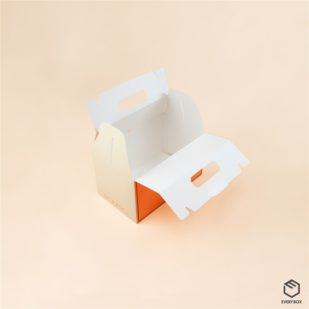손잡이형 식품지 225 × 135 × 125mm 제작 사례 이미지 1 / 5