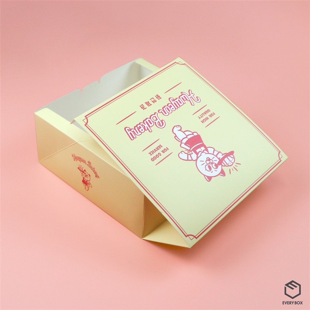 원터치 B형 식품지 235 × 235 × 100mm 제작 사례 이미지 1 / 3