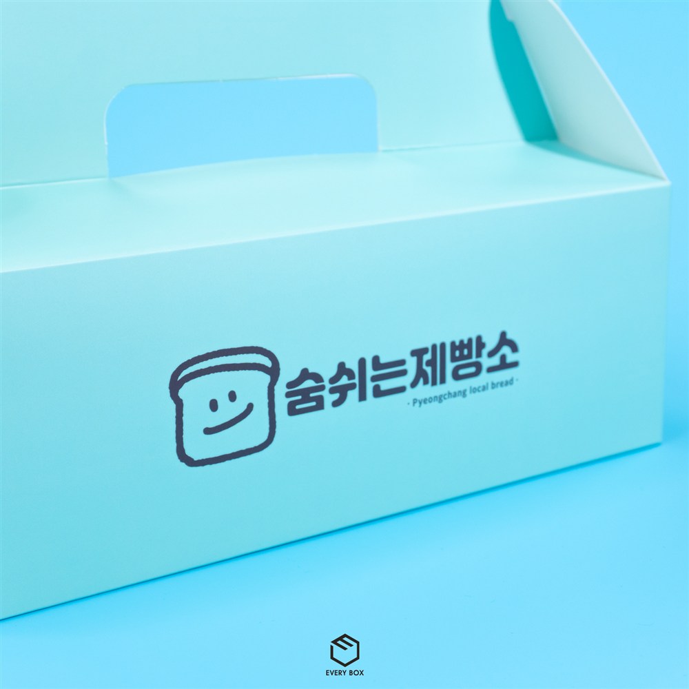 손잡이형 식품지 235 × 110 × 85mm 제작 사례 이미지 1 / 6