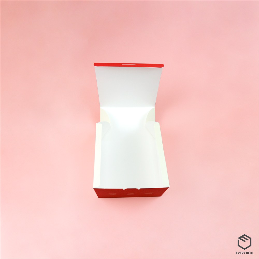 원터치 B형 식품지 200 × 200 × 120mm 제작 사례 이미지 1 / 5