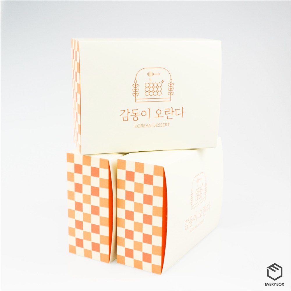 원터치 A형 식품지 240 × 185 × 85mm 제작 사례 이미지 1 / 3