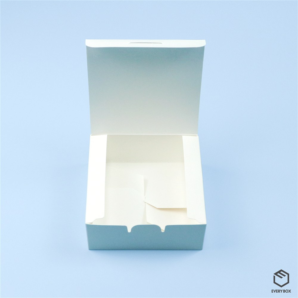 원터치 A형 식품지 125 × 125 × 50mm 제작 사례 이미지 1 / 5