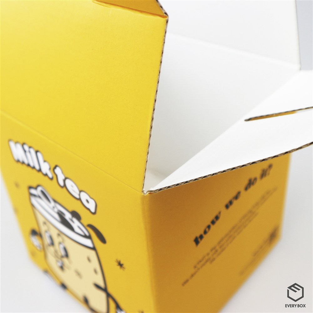 손잡이형 E골합지 135 × 135 × 135mm 제작 사례 이미지 1 / 6