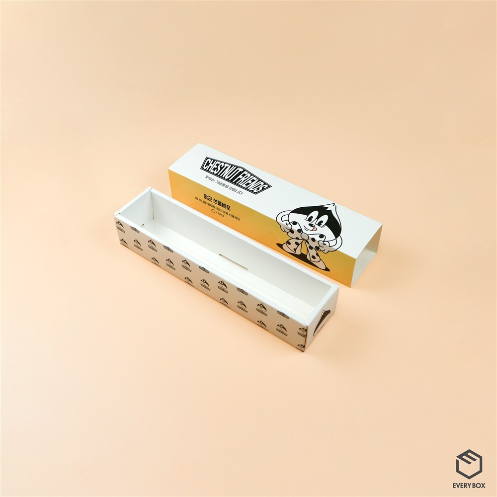 슬리브형 식품지 300 × 60 × 55mm 제작 사례 이미지 1 / 3