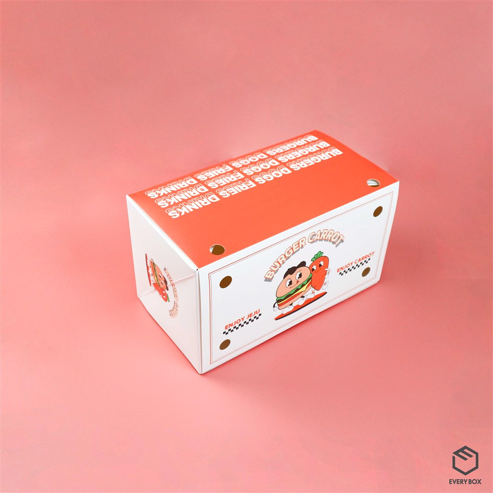 원터치 B형 식품지 275 × 155 × 150mm 제작 사례 이미지 1 / 6