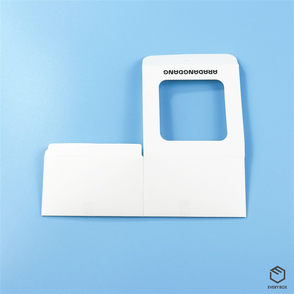 원터치 A형 식품지 120 × 120 × 70mm 제작 사례 이미지 1 / 6