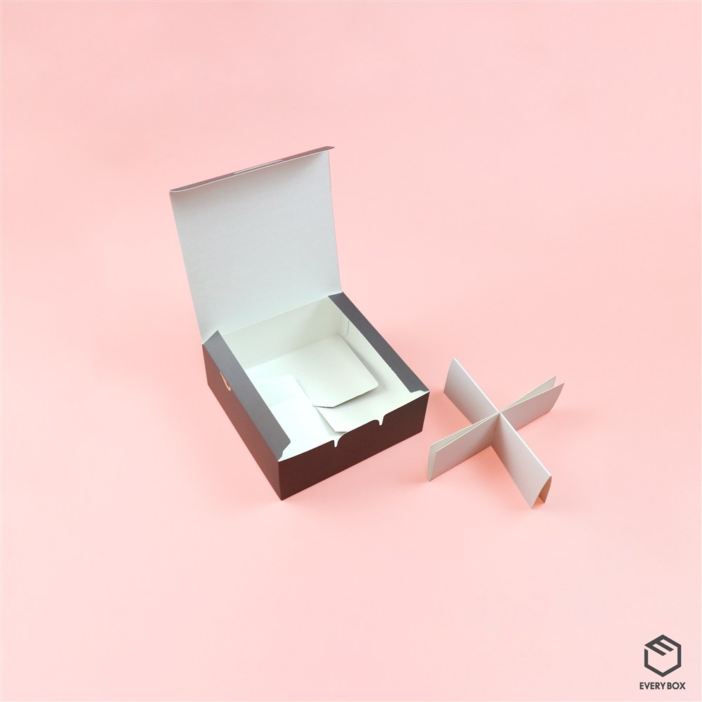원터치 A형 식품지 150 × 150 × 60mm 제작 사례 이미지 1 / 5