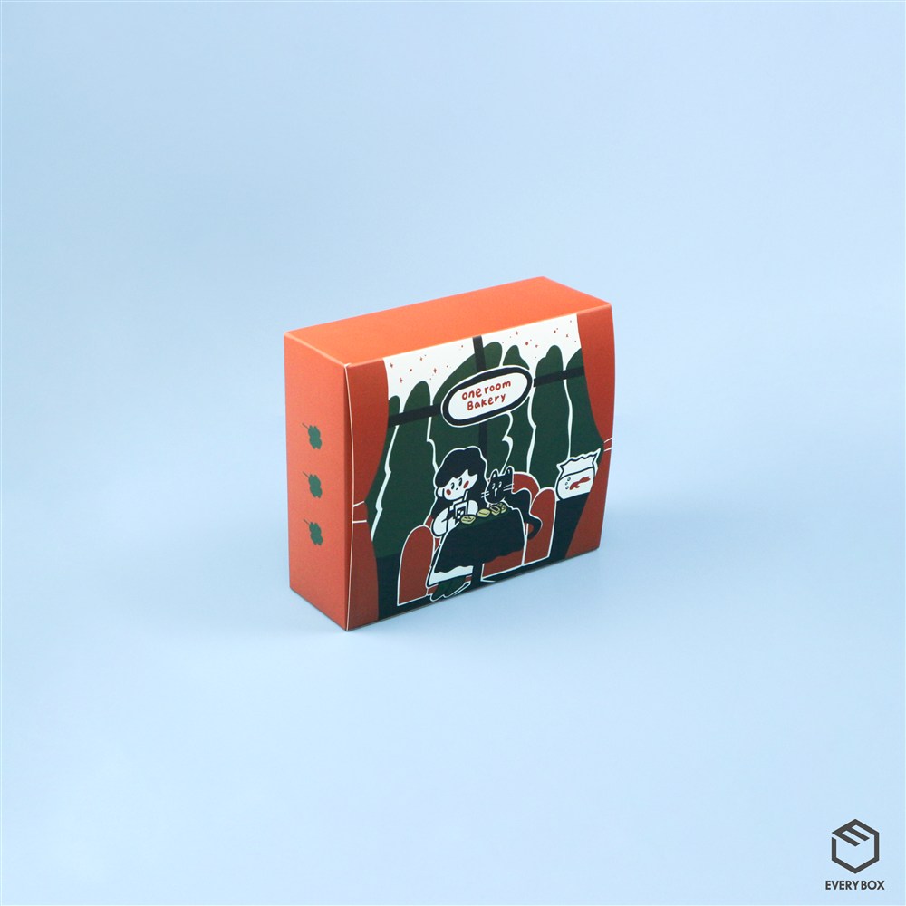 원터치 A형 식품지 180 × 155 × 60mm 제작 사례 이미지 1 / 4