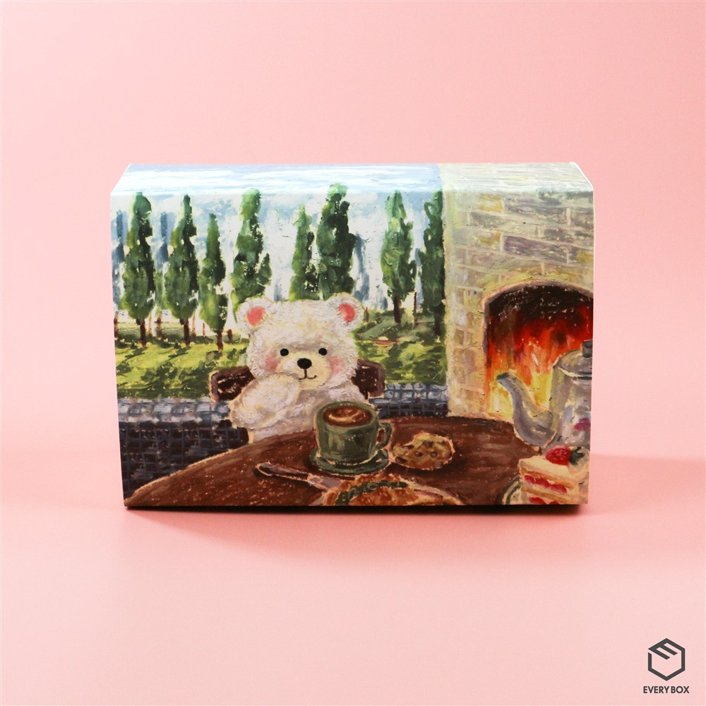 원터치 A형 식품지 220 × 150 × 80mm 제작 사례 이미지 1 / 6