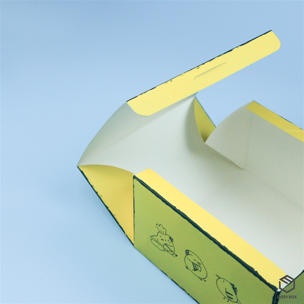 원터치 B형 식품지 200 × 200 × 120mm 제작 사례 이미지 1 / 6
