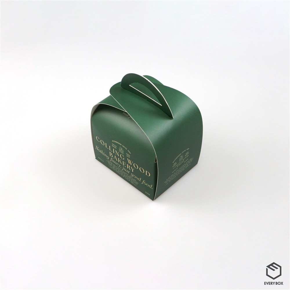 조립식 손잡이형 식품지 130 × 105 × 85mm 제작 사례 이미지 1 / 4