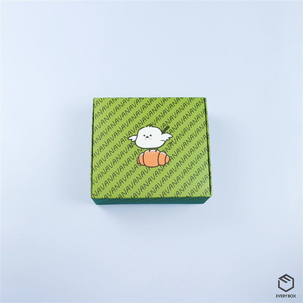 W형 식품지 200 × 180 × 70mm 제작 사례 이미지 1 / 4