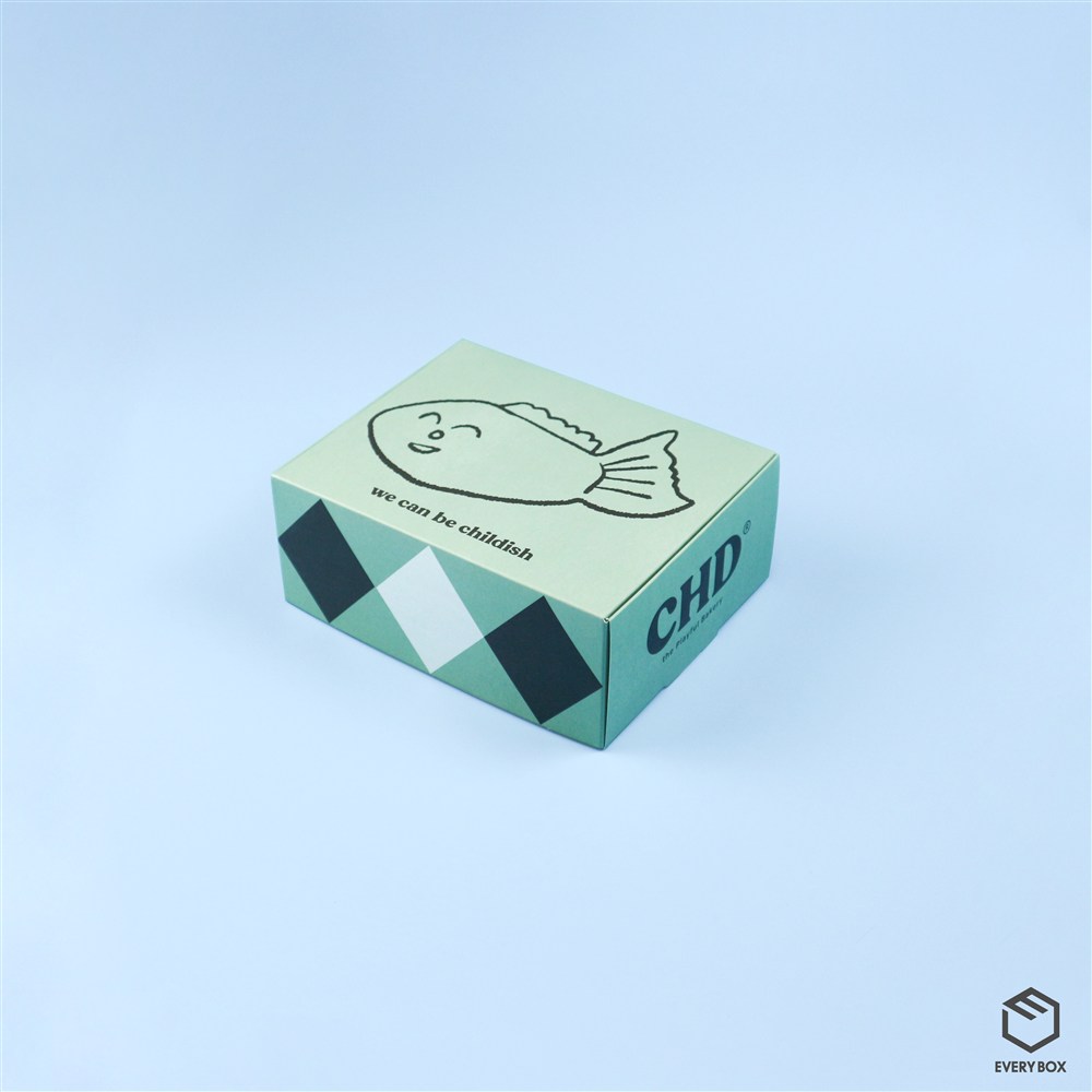 W형 식품지 200 × 160 × 80mm 제작 사례 이미지 1 / 5